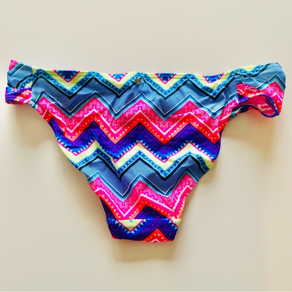 Victoria’s Secret Ruched Side Bikini Bottom - multi colored 🌈